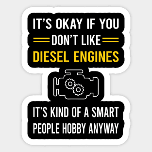 Smart People Hobby Diesel Engine Sticker